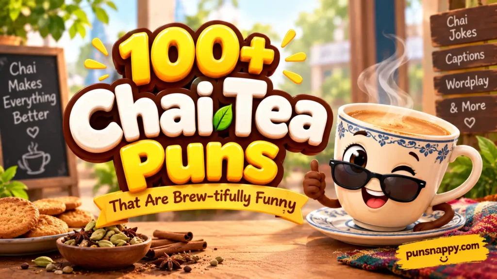 Chai Tea Puns Delight