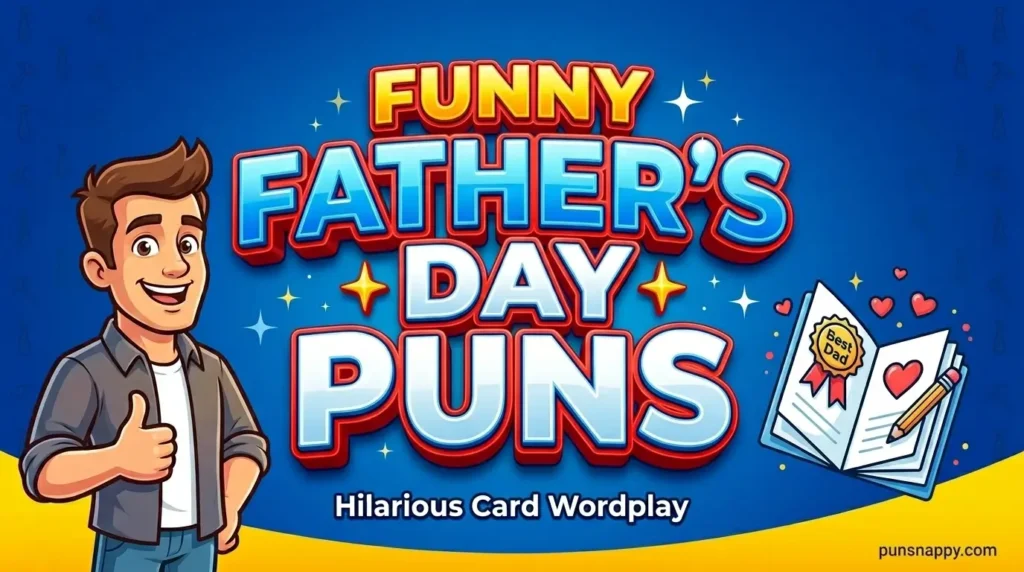 Funny Father's Day Puns for Cards