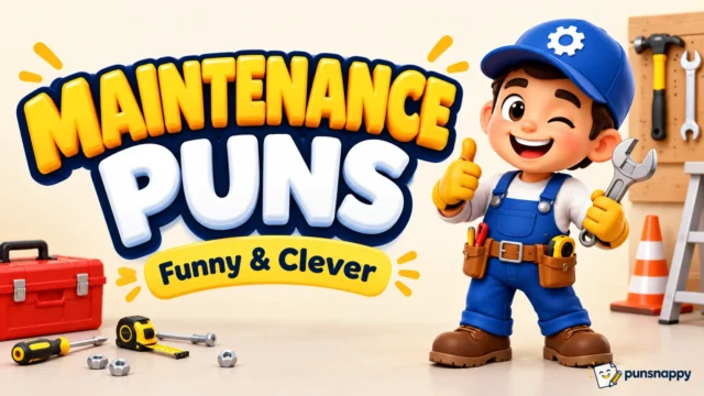 Maintenance Puns with a Handy Hero