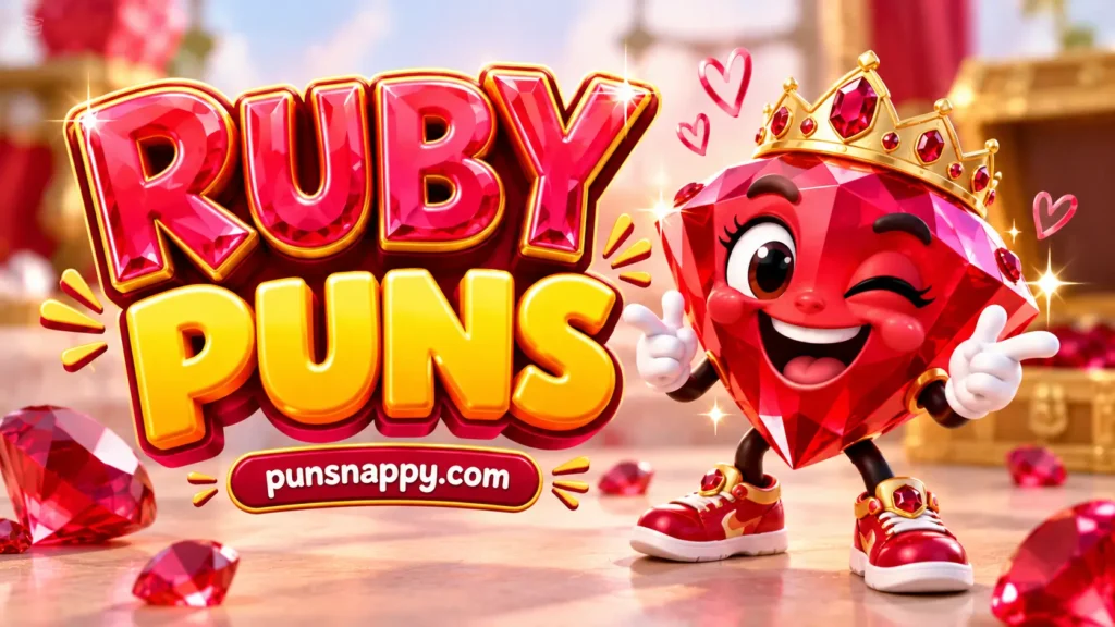 Ruby Puns with a Crowned Gem
