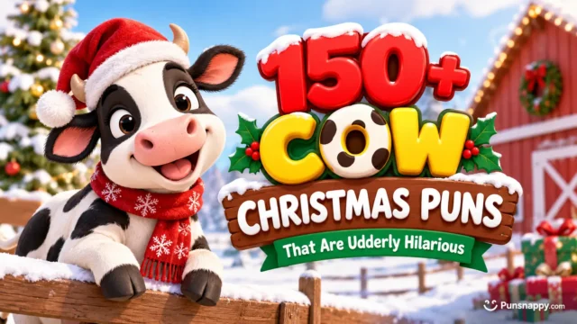 Cow Christmas Puns That Are Udderly Hilarious